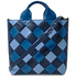 Michael Kors Mott Woven Leather Market Tote- Admiral Multi 30H8BOXT6T-443