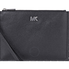 Michael Kors Medium Scallop Leather Zip Pouch- Black 32T8SF9P6I-001