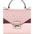 Michael Kors Sloan Leather Medium Satchel - Pink/Multi 30F8TSLS2V-982