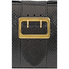 Burberry Ladies Flat Crossbody Bag Buckle Soft Grain Black S Zip Bckle Python 4066455