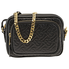 Burberry Monogram Leather Camera Bag in Black 8015241