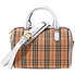 Burberry Small 1983 Check Link Bowling Bag- Silver 8006443