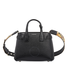 Burberry Small Banner Leather Tote- Black 4076748