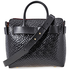 Burberry Small Monogram Leather Triple Stud Belt Bag- Black 8010011