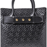Burberry Small Monogram Leather Triple Stud Belt Bag- Black 8010011