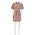 Burberry Womens Burberry Tiled Archive Print Cotton Shirt Dress 8002887