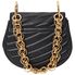 Chloe Drew Bijou Mini Quilted Shoulder Bag- Black CHC18US107A04001
