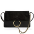 Chloe Faye Small Suede Calfskin Shoulder Bag - Black C15US127H2O-001