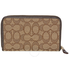 Coach Medium Signature Canvas Wallet- Khaki Brown 54815