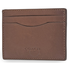 Coach Men's Card Case Leather Dark Brown Co Scf Card Cs 75173 CWH