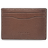 Coach Men's Card Case Leather Dark Brown Co Scf Card Cs 75173 CWH