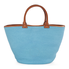 Emilio Pucci Mid-Sized Woven Raffia Tote Handbag in Powder Blue 41BE81-E28