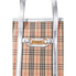 Burberry The Small 1983 Check Link Tote Bag- Silver 8006439