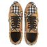 Burberry Ladies Lace Up Vintage Check Cotton Camel Amelia Sneakers 4076155