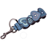 Coach Ladies Keyfobs Chambray Blue Hearts 30328 BKCMB