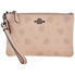 Coach Ladies Leather Beige Heart Small Wristlet 29667 DKNQ1
