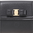 Ferragamo Bow French Wallet black 22C911 673755 22C911 673755