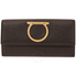 Ferragamo Gancini Continental Wallet Black 22D706 716222 22D706 716222