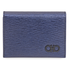 Ferragamo Revival Gancini Card Case Navy 66A062 704881 66A062 704881