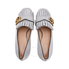 Gucci Metallic Silver Mid-heel Pump -GC408208DKT00-SV