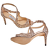 Jimmy Choo Womens Emily 85 Glitter Fabric Sandals EMILY 85 SAO