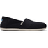 Toms Ladies Slip On Classic Alpargata Black Canvas 001001B07 BLACK