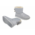 UGG Ladies Classic Canterbury Silver Mini Bailey Bow Glitter 1100053 SLVR