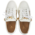 Giuseppe Zanotti Men's White Low-Top Sneakers- Size 40 RU7000-40