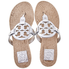 Tory Burch Ladies Sandal Espadrille Silver Miller Espadrille Sandal 47743-040