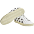 Saint Laurent Men's Low Top Lace-up Sneakers in White and Multi 421572 0MP20 9084