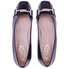 Tod's Ladies Flats Navy Ballerina 3cm Db T Slvr Bukl- Size 35 UK / 5 US XXW09B0Z66AJPEU824