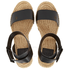 Tory Burch Ladies Wedge Espadrille Black Bima 90mm Espadrilles 46932-006