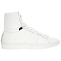 Saint Laurent Men's High Top Lace-up Sneakers in White 417850 0MP00 9030