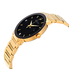 Bulova Diamond Black Dial Yellow Gold-tone Men's Watch 97D116
