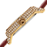 Burgi Quartz Diamond Brown Dial Ladies Watch BUR249BR