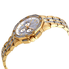 Bulova Crystal Silver Dial Yellow Gold-tone Men's Watch 98C126