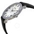 Bulova Dress Silver Dial Black Leather Men's Watch 96A133