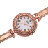 Burgi Mother of Pearl Dial Rose Gold-tone Brass Case Ladies Watch BUR108RG