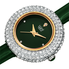 Burgi Quartz Diamond Green Dial Ladies Watch BUR195GN
