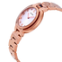 Bulova Rubaiyat Diamond White Textured Dial Ladies Watch 97P130