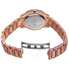 Burgi Mother of Pearl Dial Diamond Rose Gold-tone Brass Ladies Watch BUR095RG