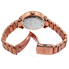 Burgi Rose Gold-tone Stainless Steel Diamond Bezel Ladies Watch BUR091RG