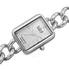 Burgi Silver-Tone Brass Silver-tone Diamond Dial Ladies Watch BUR100SS