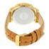 Burgi Blue Mother of Pearl Dial Beige Leather Strap Ladies Watch BUR087BG