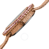 Burgi Mother Of Pearl Dial Rose-Tone Brass Mesh Ladies Watch BUR076PK