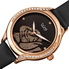 Burgi Quartz Diamond Black Dial Ladies Watch BUR257RGBK