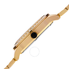 Burgi Silver and Gold Dial Gold-tone Steel Case Ladies Watch BUR106YG