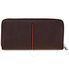 Tod's Men's Long Yen Wallet Brown/Orange P.F.Zip Ard Nuo Cc 20X9.5 XAMACHA1400GFI0V99