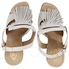 Tod's Womens Fringed Leather Heels in Medium Grey XXW0TT0J87008HB210