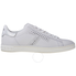 Tod's Womens Leather Sneakers in White/Silver XXW12A0T490GNY0351